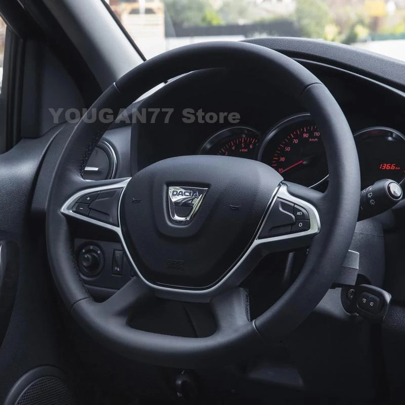 Leather Car Steering Wheel Cover For Dacia Logan MCV 2009-2021 Ultra Thin Non-slip Auto Steering Wheel Dacia Logan Accessories
Leather Car Steering Wheel Cover For Dacia Logan MCV 2009-2021 Ultra Thin Non-slip Auto Steering Wheel Dacia Logan Accessories
