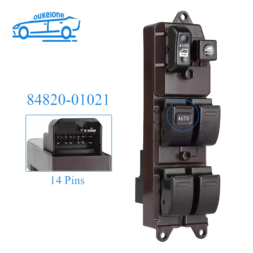 Передний левый электрический главный переключатель стеклоподъемника, кнопка регулятора управления для Toyota Matrix Corolla 2003-2008 84820-01021
Передний левый электрический главный переключатель стеклоподъемника, кнопка регулятора управления для Toyota Matrix Corolla 2003-2008 84820-01021