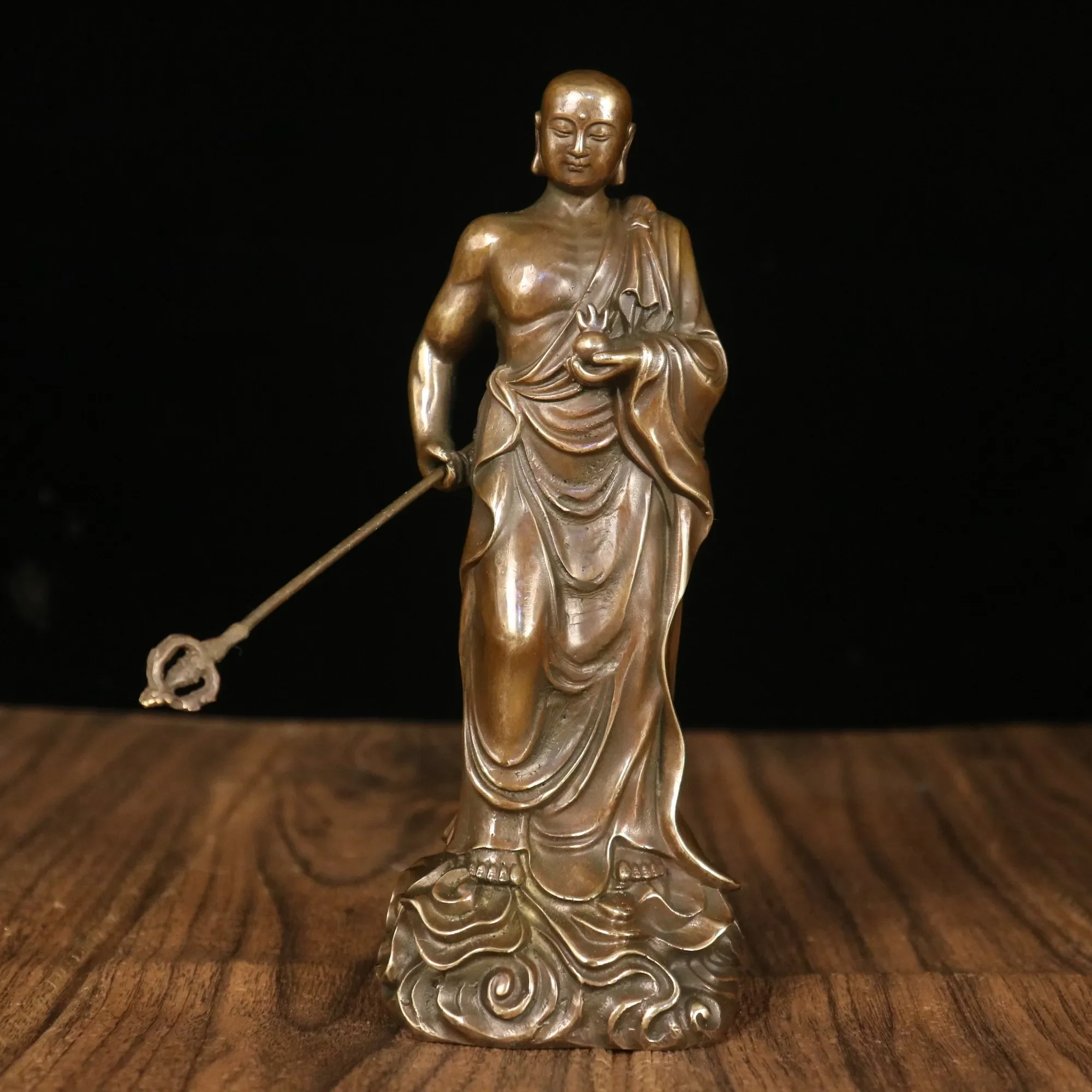 8 "Коллекция тибетского храма, старая латунная патина, Кsitigarbha, бодхисаттва, Джизо Амитабха, зал поклонения, городской дом, экзорцизм
8 "Коллекция тибетского храма, старая латунная патина, Кsitigarbha, бодхисаттва, Джизо Амитабха, зал поклонения, городской дом, экзорцизм