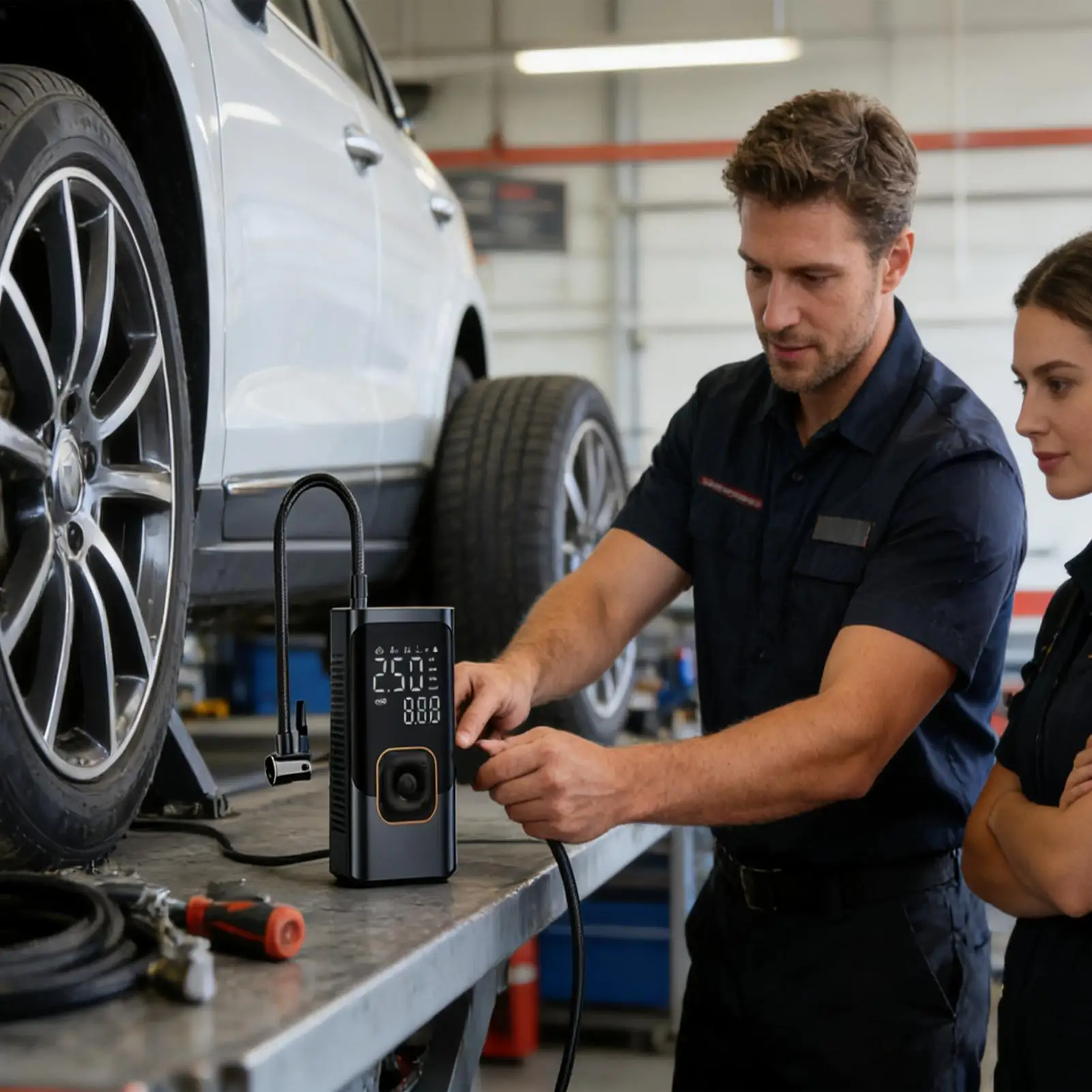 Портативный насос для накачивания шин, портативный автомобильный насос, портативный воздушный насос для трактора, велосипеда, грузовика, мяча, надувные лодки, мотоцикла, велосипеда
Портативный насос для накачивания шин, портативный автомобильный насос, портативный воздушный насос для трактора, велосипеда, грузовика, мяча, надувные лодки, мотоцикла, велосипеда