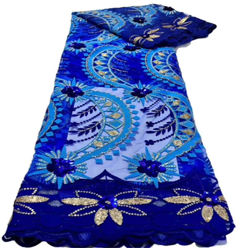Royal Blue African Lace Fabric 2021 High Quality Nigerian Guipure Cord Embroidery French Sequins Net Lace Fabric For Dresses
Royal Blue African Lace Fabric 2021 High Quality Nigerian Guipure Cord Embroidery French Sequins Net Lace Fabric For Dresses