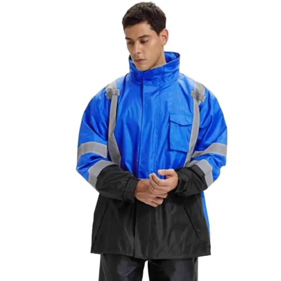 SRsafety High Visibility Rain Gear, Class 3 High Visibility Work Rain Gear for Men, Construction Rain Suits
SRsafety High Visibility Rain Gear, Class 3 High Visibility Work Rain Gear for Men, Construction Rain Suits