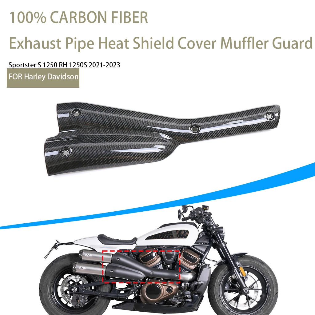 Для Harley Sportster S 1250 RH 1250S 2021-2023 из углеродного волокна, теплозащитный экран, защита глушителя, аксессуары для мотоциклов
Для Harley Sportster S 1250 RH 1250S 2021-2023 из углеродного волокна, теплозащитный экран, защита глушителя, аксессуары для мотоциклов