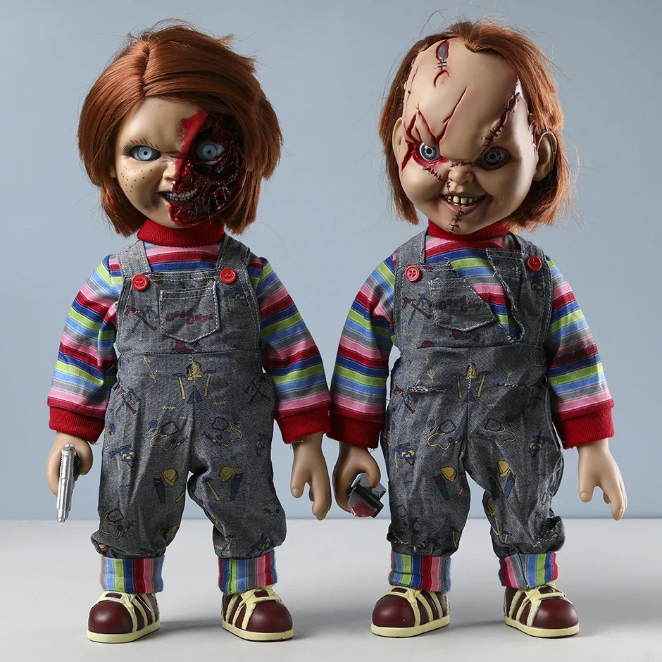 Mezco Child's Play 3 Чаки Pizza Face 15 дюймов говорящая модель фигурки Brinquedos фигурка
Mezco Child's Play 3 Чаки Pizza Face 15 дюймов говорящая модель фигурки Brinquedos фигурка