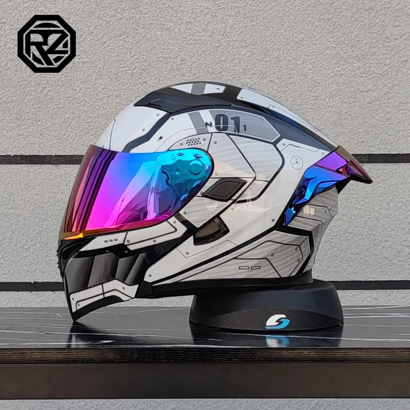 ORZ adult fully covered motorcycle helmet modular flip full helmet for both men and women, personalized color tail DOT M-XXXL
ORZ adult fully covered motorcycle helmet modular flip full helmet for both men and women, personalized color tail DOT M-XXXL
