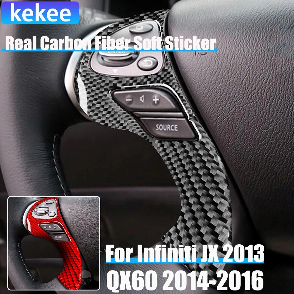 Автомобильные аксессуары из настоящего углеродного волокна, панель кнопок водителя, накладка, мягкая наклейка для Infiniti JX 2013 QX60 2014 2015 2016
Автомобильные аксессуары из настоящего углеродного волокна, панель кнопок водителя, накладка, мягкая наклейка для Infiniti JX 2013 QX60 2014 2015 2016
