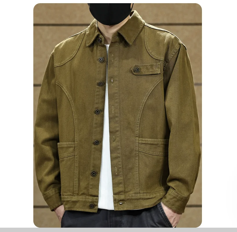 Spring/Autumn American Vintage Oversized Ame-kaka Casual Jacket
Spring/Autumn American Vintage Oversized Ame-kaka Casual Jacket