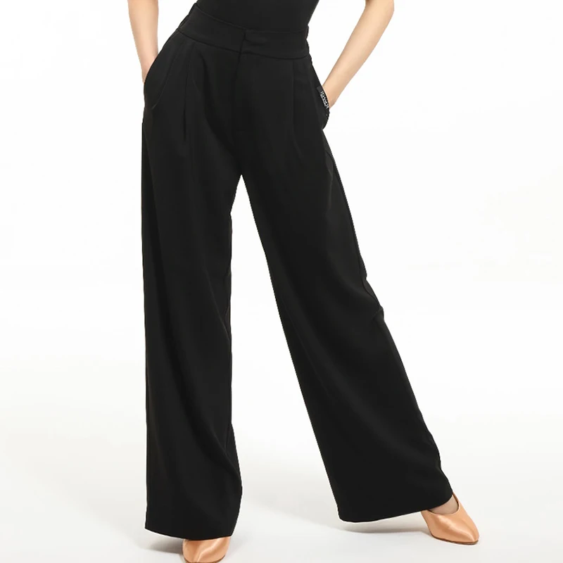 Black Latin Dance Pants Women Ballroom Dance Training Straight Pants Adult Standard Modern Dance Costume Female Dancewear 2075
Black Latin Dance Pants Women Ballroom Dance Training Straight Pants Adult Standard Modern Dance Costume Female Dancewear 2075