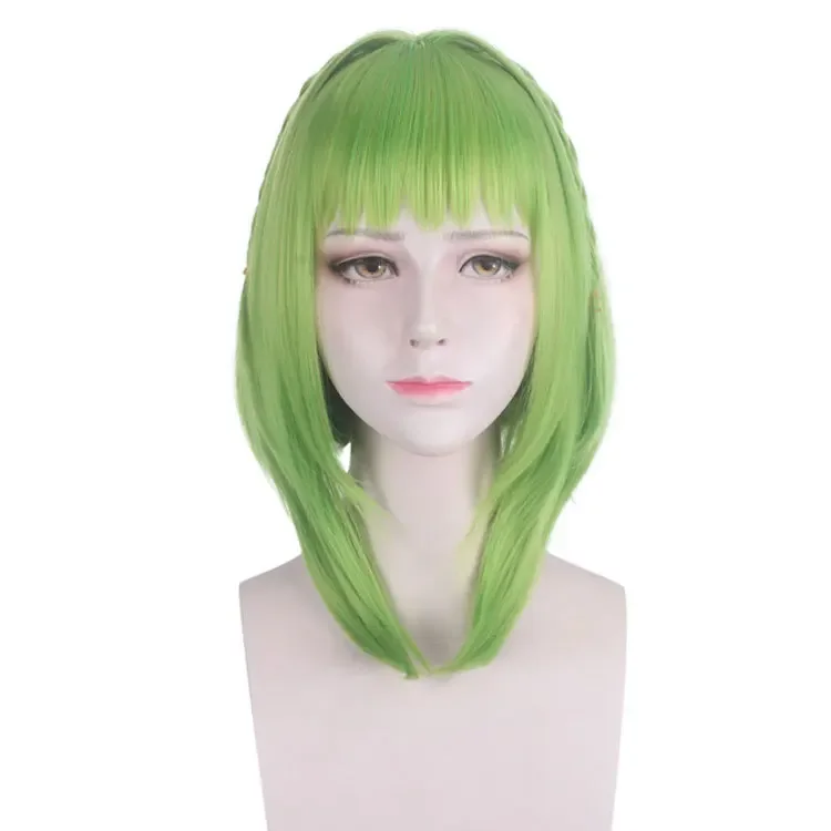 Anime Cosplay Wig Short Green Braided Heat Resistant Hair Wigs Cosplay Costumes Accessories
Anime Cosplay Wig Short Green Braided Heat Resistant Hair Wigs Cosplay Costumes Accessories