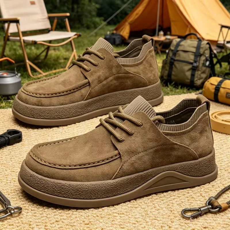 Autumn Wide Toe Spring New Men's Cowhide Fashion Versatile Single Short Boots Soft Leather Men's Boots Zapatillas De Deporte
Autumn Wide Toe Spring New Men's Cowhide Fashion Versatile Single Short Boots Soft Leather Men's Boots Zapatillas De Deporte