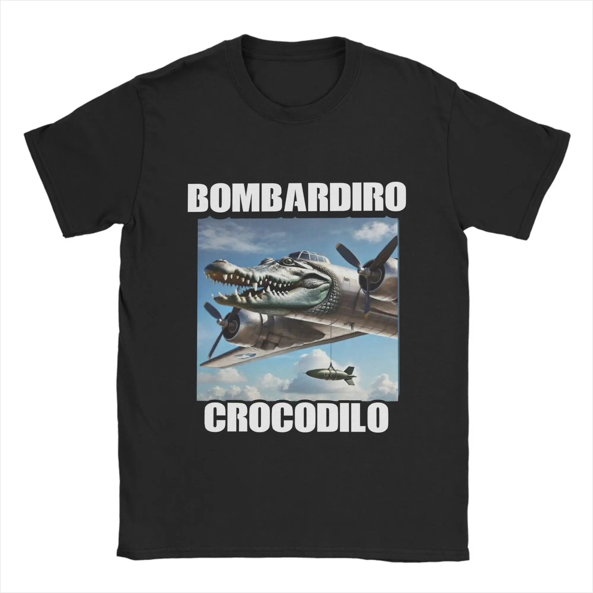Men's T-Shirts Bombardiro Crocodilo Funny Cotton Tee Shirt Short Sleeve Tralalero Tralala Meme T Shirts O-Neck Tops Plus Size
Men's T-Shirts Bombardiro Crocodilo Funny Cotton Tee Shirt Short Sleeve Tralalero Tralala Meme T Shirts O-Neck Tops Plus Size