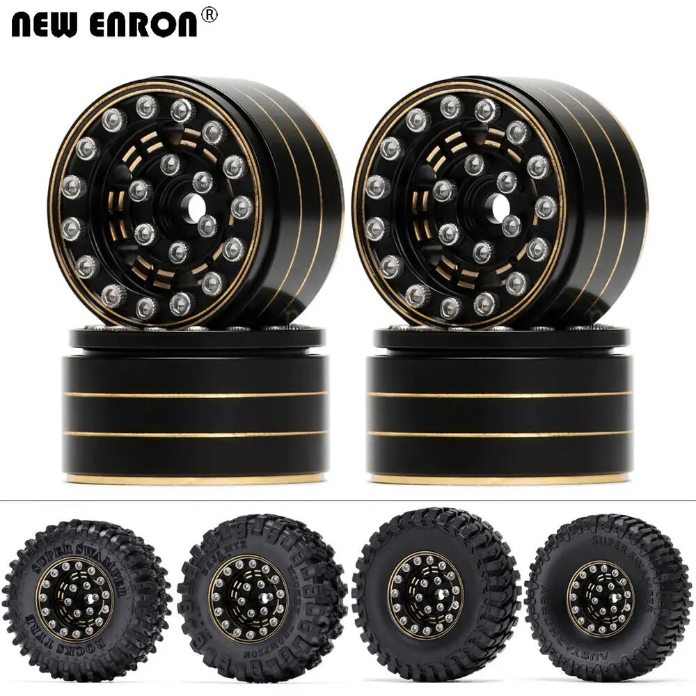 4PCS Coating Brass 1.0" Beadlock Wheel Rim Tire Deep Dish for RC Crawler Axial SCX24 FCX24 Enduro24 or other mini/micro crawler
4PCS Coating Brass 1.0" Beadlock Wheel Rim Tire Deep Dish for RC Crawler Axial SCX24 FCX24 Enduro24 or other mini/micro crawler