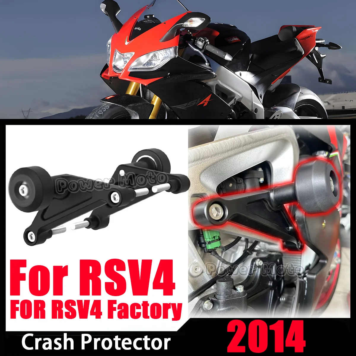 Frame Sliders Crash Protector RSV4 2014 Motorcycle Parts Bobbin Falling Protection Pads For APRILIA RSV4 RF RR Factory 2009-2020
Frame Sliders Crash Protector RSV4 2014 Motorcycle Parts Bobbin Falling Protection Pads For APRILIA RSV4 RF RR Factory 2009-2020