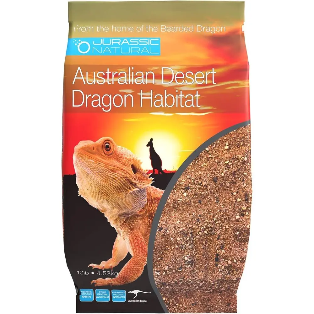 Jurassic Natural Australian Desert Dragon Habitat Substrate or Bearded Dragons and Other Lizards, Red, 10lb
Jurassic Natural Australian Desert Dragon Habitat Substrate or Bearded Dragons and Other Lizards, Red, 10lb