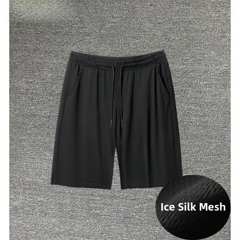 Ice Silk Qui Dry Summer orts Men's Spor Casual Running Beach Pants mid Waist Flared Legs plus Size Straight Leg Pants 
Ice Silk Qui Dry Summer orts Men's Spor Casual Running Beach Pants mid Waist Flared Legs plus Size Straight Leg Pants