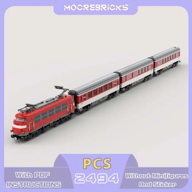 MOC German Retro Red Train Set Building Blocks Classic Electric Locomotive Technical Passenger Carriage Bricks Toy Adult Gift
MOC German Retro Red Train Set Building Blocks Classic Electric Locomotive Technical Passenger Carriage Bricks Toy Adult Gift