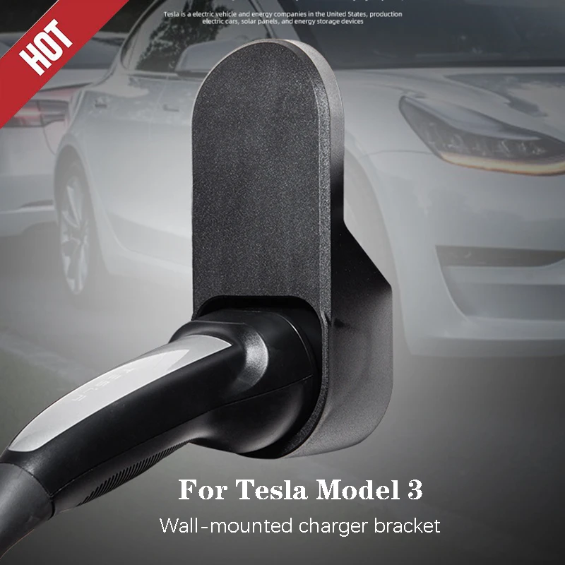 Wall-mounted charger bracket for Tesla Model 3 X S Y Functional accessories charging line organizer
Wall-mounted charger bracket for Tesla Model 3 X S Y Functional accessories charging line organizer