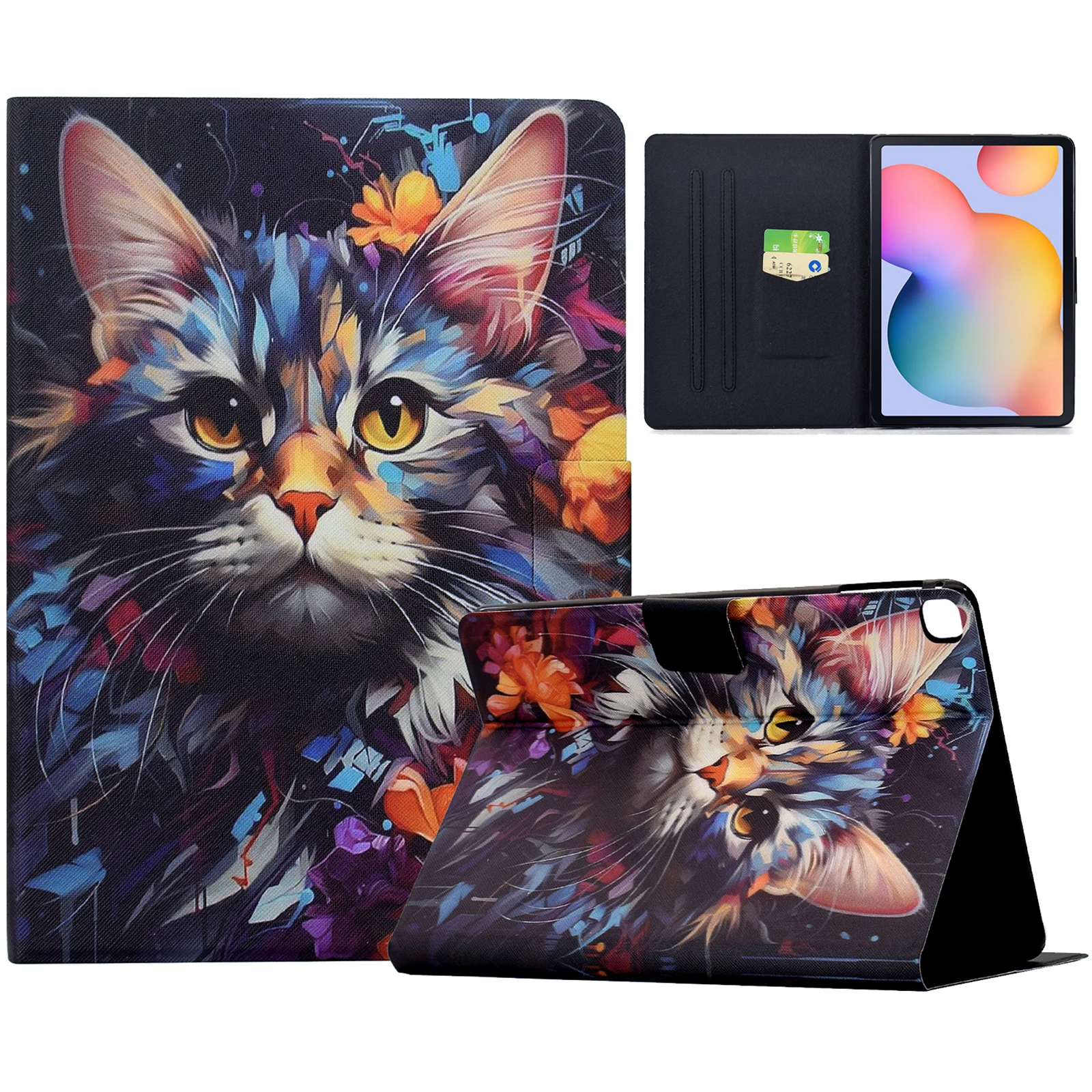 Leather Case for Samsung Galaxy Tab S6 Lite (2024) SM-P610 615 / (2022) / (2020) Pattern Painting Card Slots Stand Cover with Au
Leather Case for Samsung Galaxy Tab S6 Lite (2024) SM-P610 615 / (2022) / (2020) Pattern Painting Card Slots Stand Cover with Au