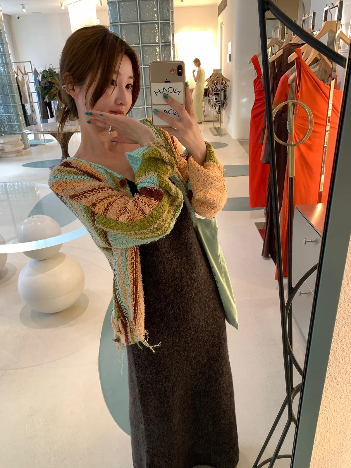 Vcruan Aige Knitted Open Cardigan Dyed to Order Yarn Danxia Color Matching Cotton Long Sve Women's Autumn New Arrival
Vcruan Aige Knitted Open Cardigan Dyed to Order Yarn Danxia Color Matching Cotton Long Sve Women's Autumn New Arrival