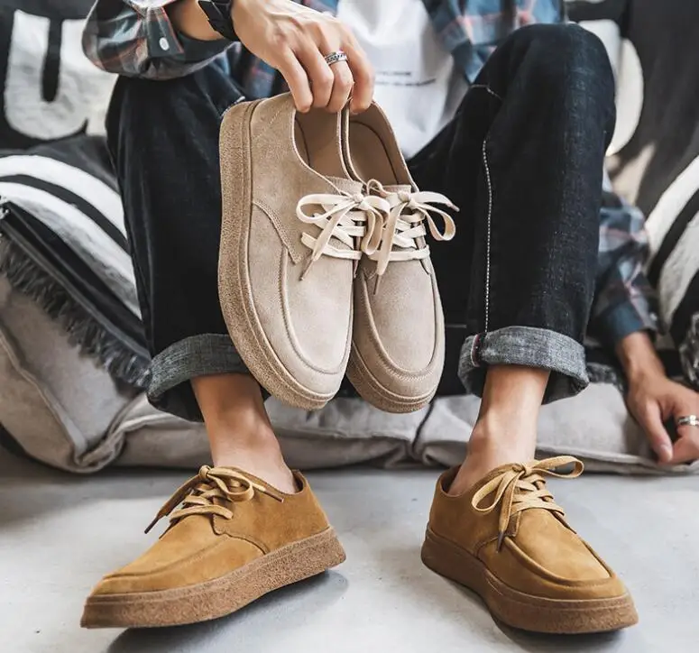 Cowhide Men's Shoes Fashion Versatile Shoes Low Top Shoes Retro Casual Leather Men's Work Shoe
Cowhide Men's Shoes Fashion Versatile Shoes Low Top Shoes Retro Casual Leather Men's Work Shoe
