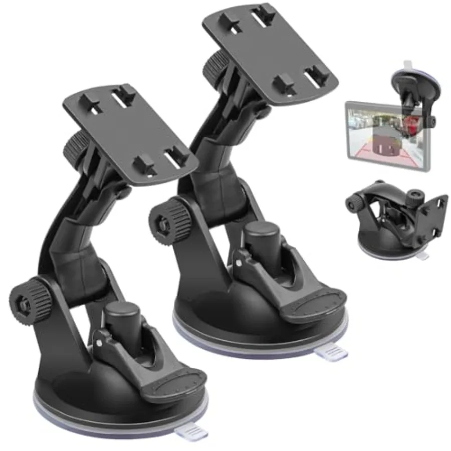 2-Pack 4-Hole Suction Cup Mount for Backup Camera 4.3"/5" Monitor, Knob-Lock Adjustable Dashboard Windshield Monitor Mounting B
2-Pack 4-Hole Suction Cup Mount for Backup Camera 4.3"/5" Monitor, Knob-Lock Adjustable Dashboard Windshield Monitor Mounting B