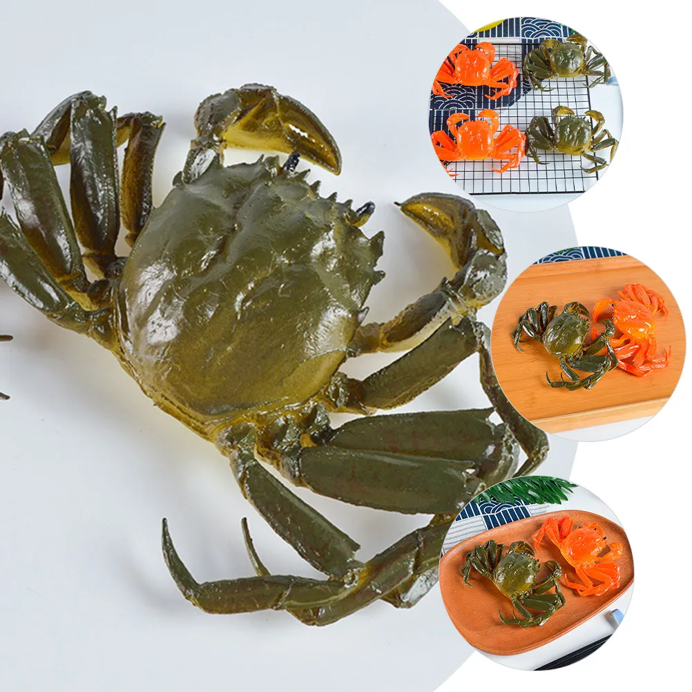 2Pcs Realistic Crab Decoration for Aquarium Fish Tank Home Office Sink Bathtub Pool Educational Simulation Sea Animal Decor
2Pcs Realistic Crab Decoration for Aquarium Fish Tank Home Office Sink Bathtub Pool Educational Simulation Sea Animal Decor