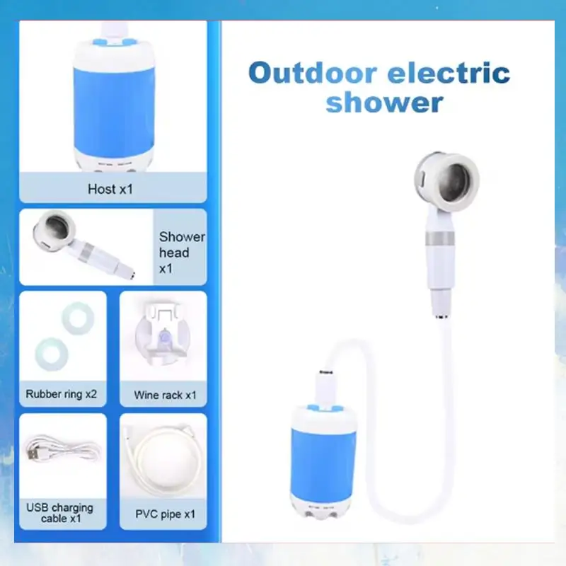 Retail Portable Outdoor Shower Set Adjustable Flow Shower For Hiking Backpacking Beach Traveling
Retail Portable Outdoor Shower Set Adjustable Flow Shower For Hiking Backpacking Beach Traveling