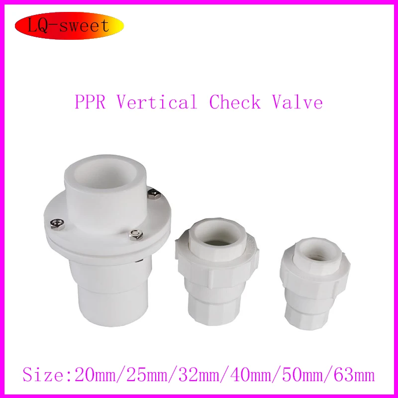 PPR Vertical Check Valve 1/2-3/4-1 Inch PPR Check Valve 20/25/32/40/50/63 PPR Check Valve
PPR Vertical Check Valve 1/2-3/4-1 Inch PPR Check Valve 20/25/32/40/50/63 PPR Check Valve