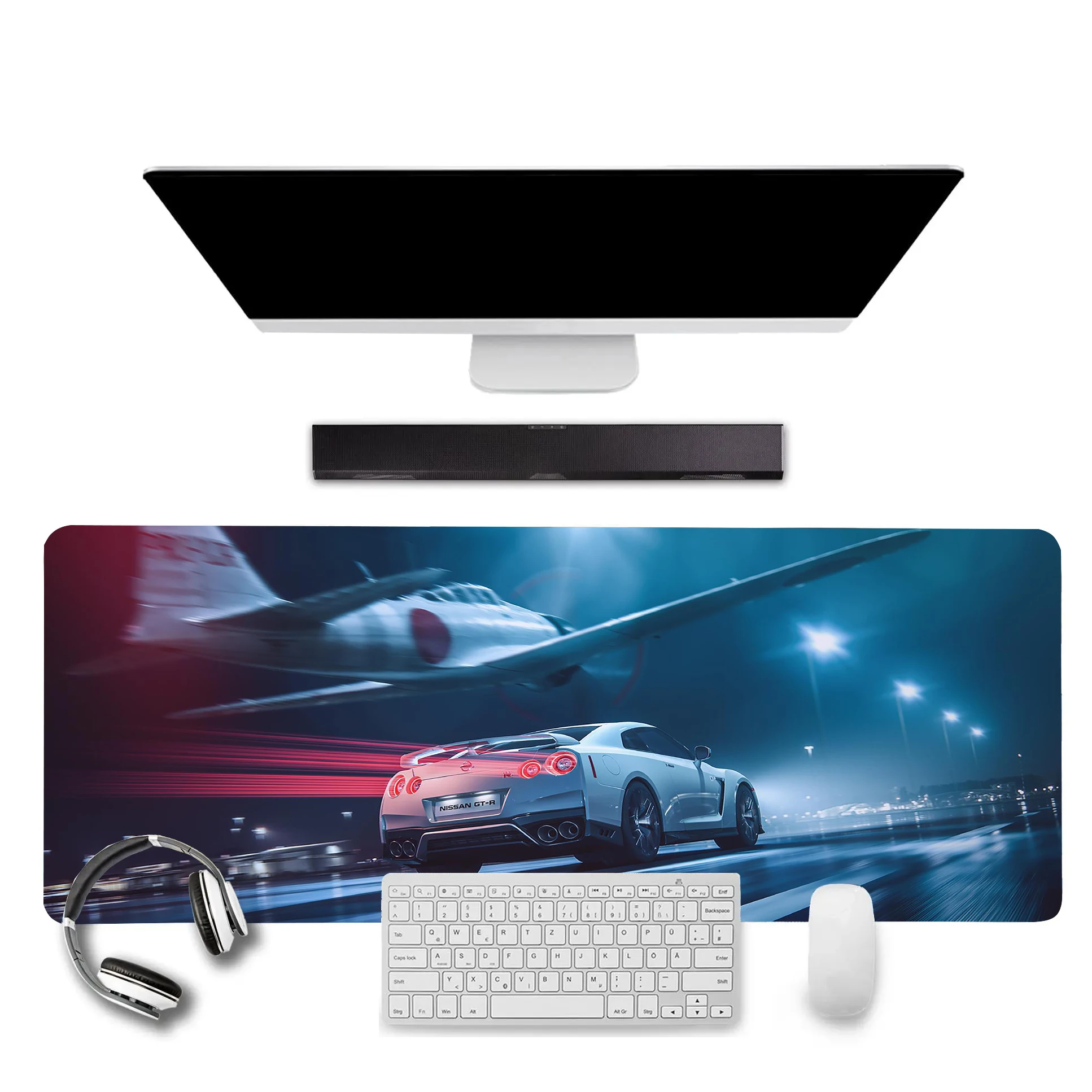 Airplane and Sports Car GTR Mouse Pad Large Computer Office Game Mat Rubber Anti-slip Gaming Accessories Keyboard Long Desk Pads
Airplane and Sports Car GTR Mouse Pad Large Computer Office Game Mat Rubber Anti-slip Gaming Accessories Keyboard Long Desk Pads