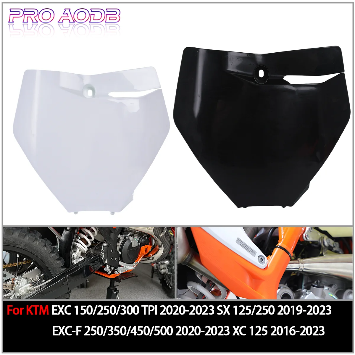 For KTM 125 150 250 350 450 SX XC-F SX-F 2016-2017 Motocross Enduro Dirt Bike Motorcycle Front Number Plate Card
For KTM 125 150 250 350 450 SX XC-F SX-F 2016-2017 Motocross Enduro Dirt Bike Motorcycle Front Number Plate Card
