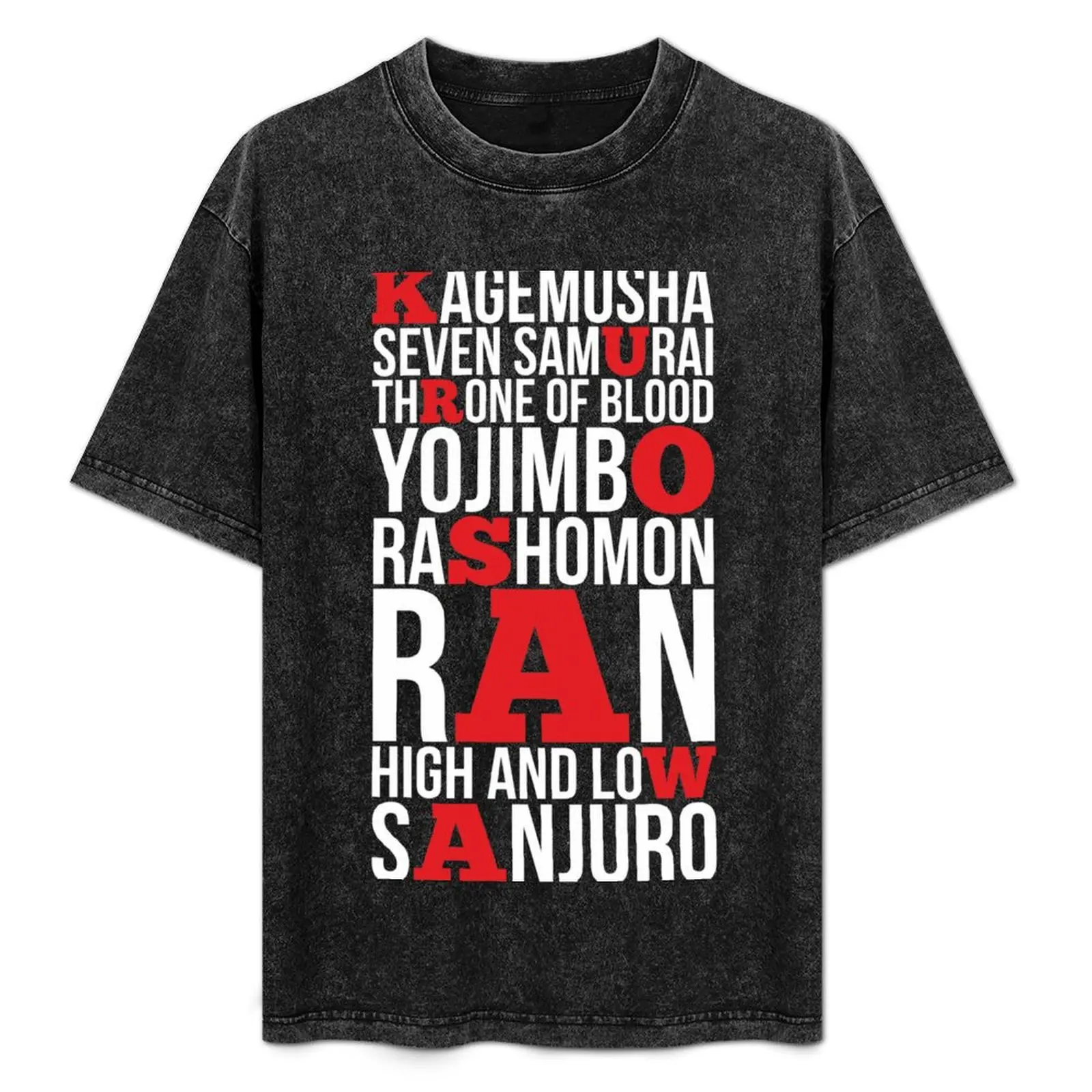 AKIRA KUROSAWA T-Shirt Soft Durable Cotton T-Shirt
AKIRA KUROSAWA T-Shirt Soft Durable Cotton T-Shirt