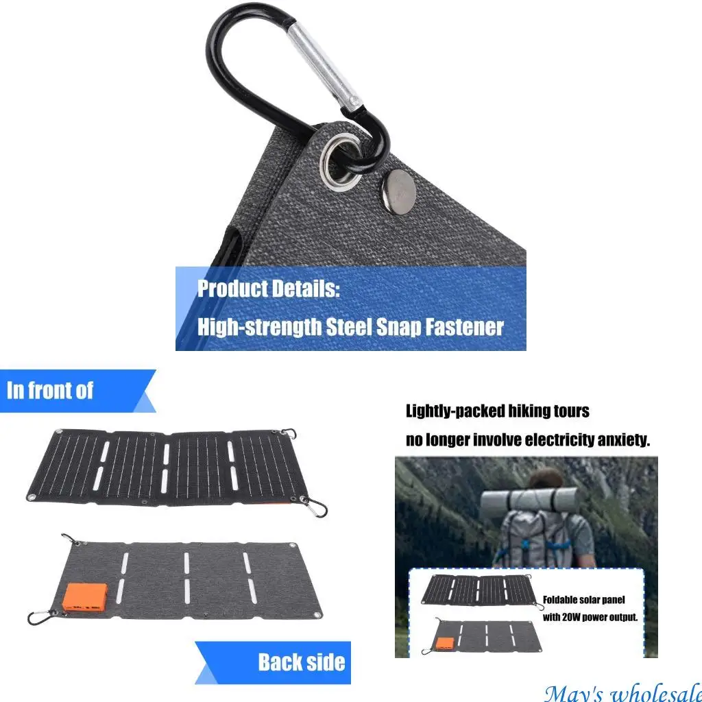 High Efficiency 20W Solar Charging with Plastic Materials for High Performances Power in Any Weather Condition 448A 
High Efficiency 20W Solar Charging with Plastic Materials for High Performances Power in Any Weather Condition 448A