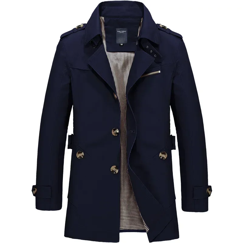 Trench Coat Men 2024 Spring and Autumn 100% Cotton Jacket for Men Vintage Windbreaker Casual Jackets Men Clothing ZL362
Trench Coat Men 2024 Spring and Autumn 100% Cotton Jacket for Men Vintage Windbreaker Casual Jackets Men Clothing ZL362