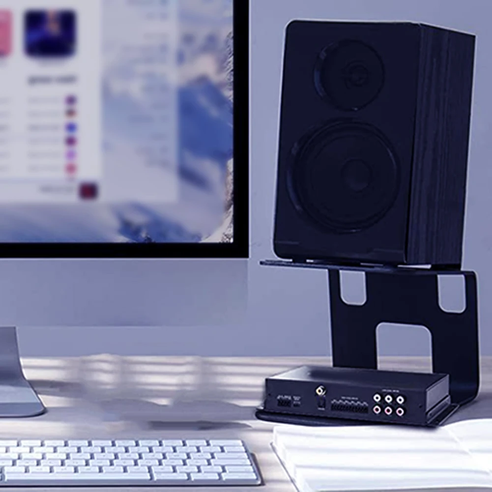 Speaker Bracket Sound Box Mount Speaker Stand Speaker Mount Black Reduced Resonance Anti-vibration Feet Practical
Speaker Bracket Sound Box Mount Speaker Stand Speaker Mount Black Reduced Resonance Anti-vibration Feet Practical