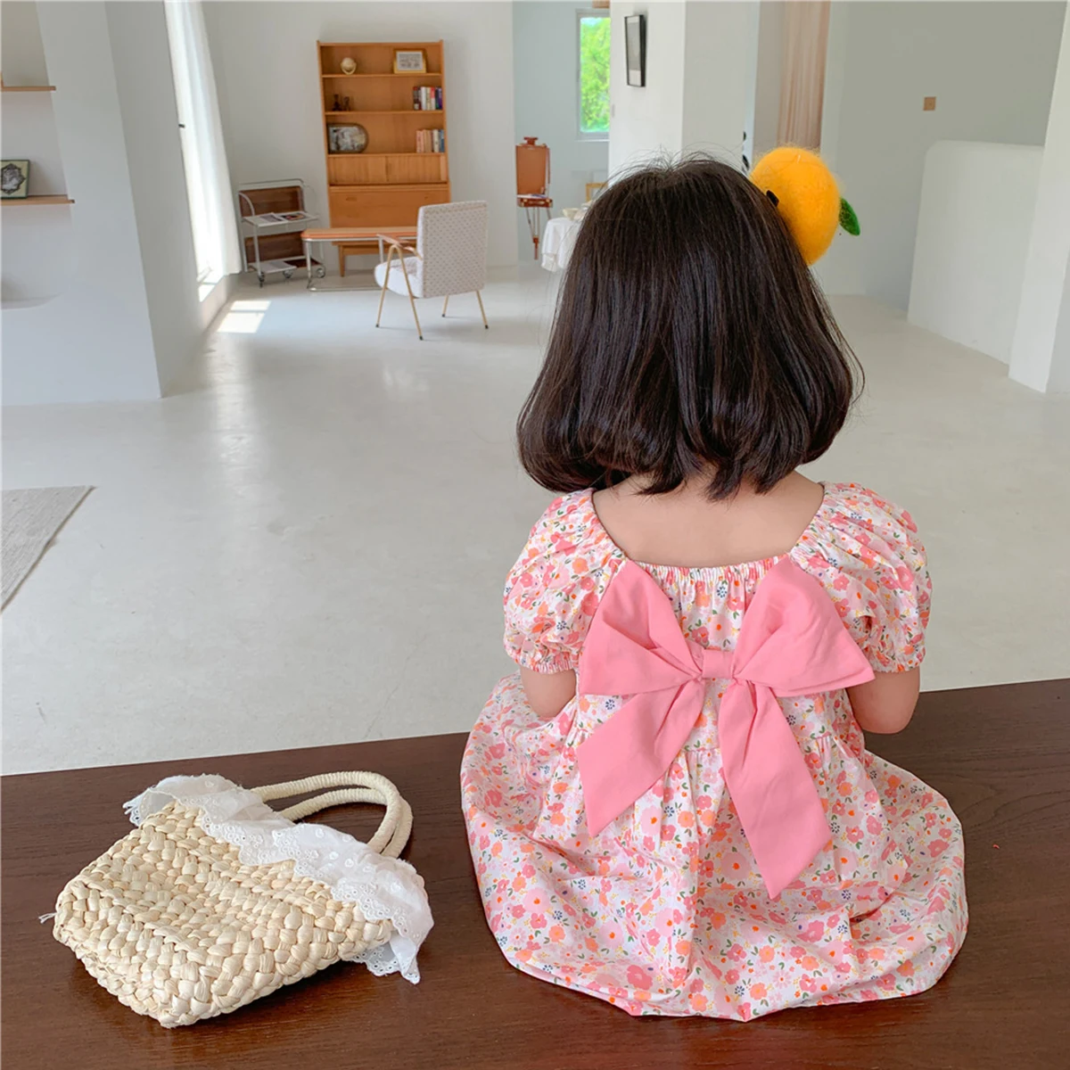 Toddler Girls Cute Floral Dress Puff Short Sleeve Bow Princess Dresses Summer Baby Fashion Clothes
Toddler Girls Cute Floral Dress Puff Short Sleeve Bow Princess Dresses Summer Baby Fashion Clothes
