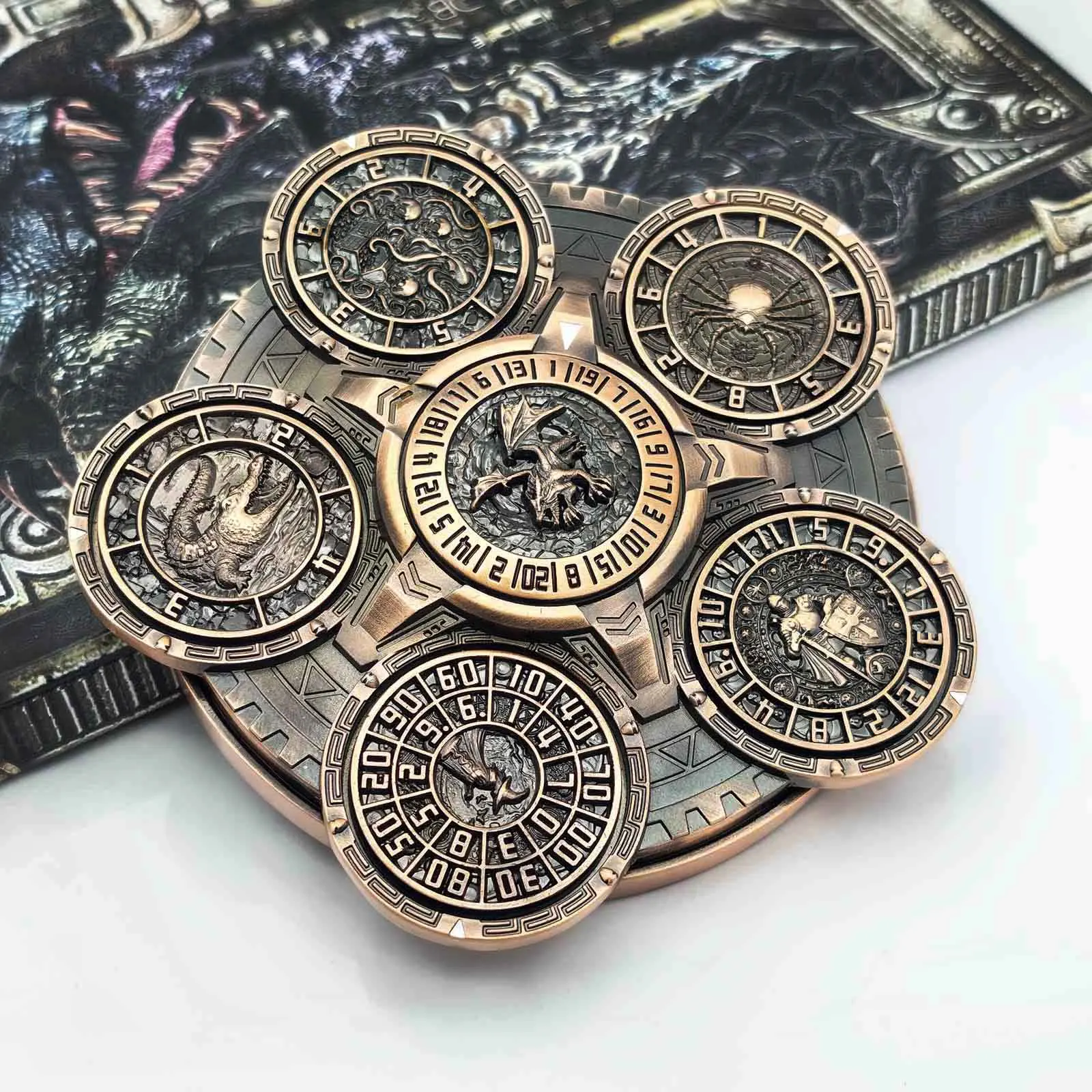 DND metal rotating dice, DND cool turntable dice, DND finger spinning top dice
DND metal rotating dice, DND cool turntable dice, DND finger spinning top dice