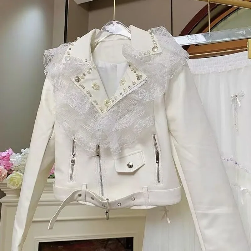 Тяжелая промышленность, кружевная короткая приталенная талия, тонкая универсальная кожаная куртка, куртка-локомотив, изысканная простая индивидуальность
Тяжелая промышленность, кружевная короткая приталенная талия, тонкая универсальная кожаная куртка, куртка-локомотив, изысканная простая индивидуальность