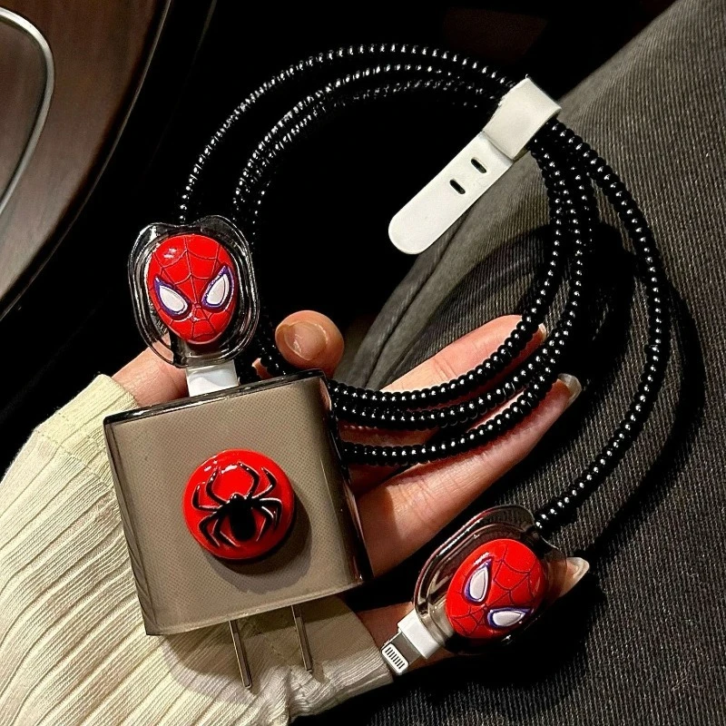 Spider Man Data Cable Protection Case Avengers Movie Cool Figure 20W Apple IPhone Fast Charging Charger Shell Cable Boy Gifts
Spider Man Data Cable Protection Case Avengers Movie Cool Figure 20W Apple IPhone Fast Charging Charger Shell Cable Boy Gifts