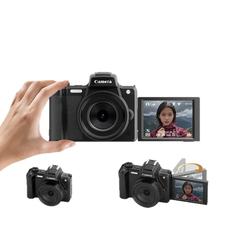 Микро-DSLR-камера 4K для фотографии и видеоблогинга, с откидным экраном, 68 МП CCD, 2,8-дюймовый компактный фотоаппарат для путешествий, профессиональная камера для фотосъемки
Микро-DSLR-камера 4K для фотографии и видеоблогинга, с откидным экраном, 68 МП CCD, 2,8-дюймовый компактный фотоаппарат для путешествий, профессиональная камера для фотосъемки