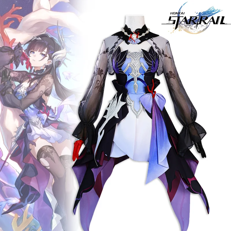 Honkai: Star Rail Hysilens Adult Women Cosplay Costume Dress Skirt Gloves Ornament Accessories Suit Halloween Carnival Outfits
Honkai: Star Rail Hysilens Adult Women Cosplay Costume Dress Skirt Gloves Ornament Accessories Suit Halloween Carnival Outfits