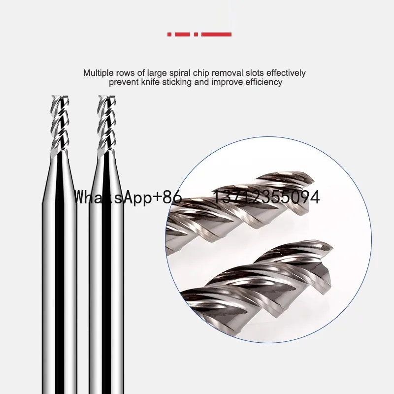 HRC55/70 2/3/4-Flute Tungsten Steel Carbides Decimal Point Flat Cutter Special CNC Cutting Milling Cutter Tools
HRC55/70 2/3/4-Flute Tungsten Steel Carbides Decimal Point Flat Cutter Special CNC Cutting Milling Cutter Tools