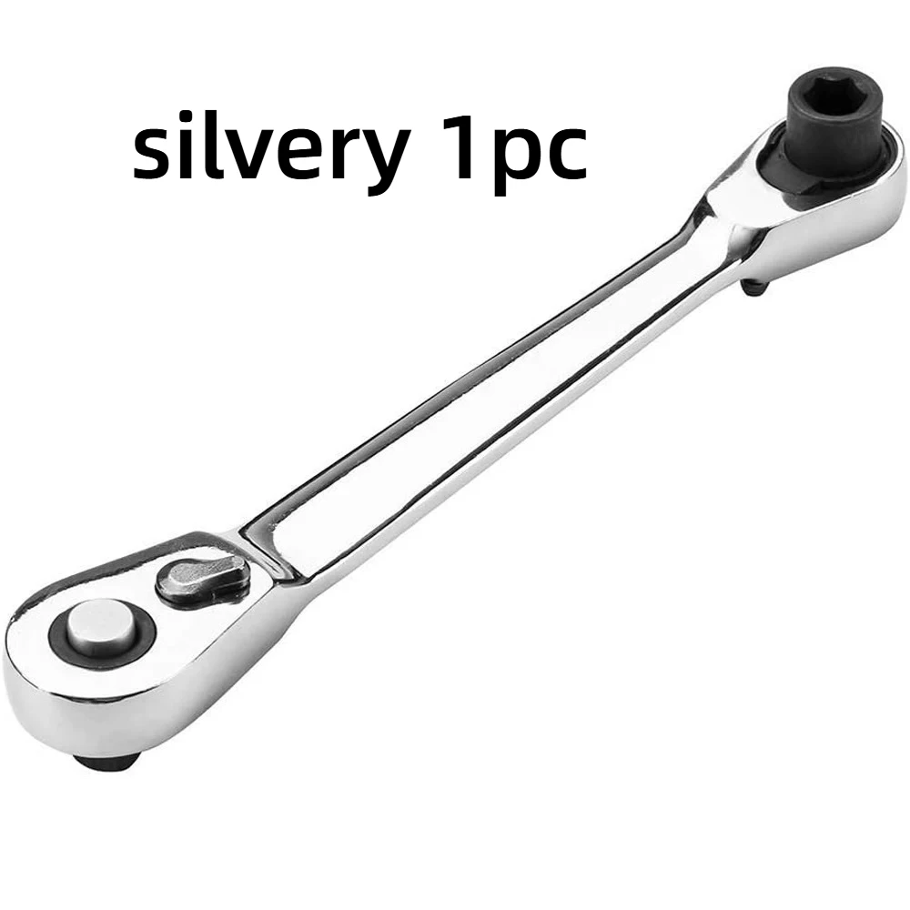 Mini Double Headed Ratchet Wrench 1/4 Inch Drive Socket Screwdriver Bit Driver Quick Release Ratchet Wrench Hand Tools
Mini Double Headed Ratchet Wrench 1/4 Inch Drive Socket Screwdriver Bit Driver Quick Release Ratchet Wrench Hand Tools