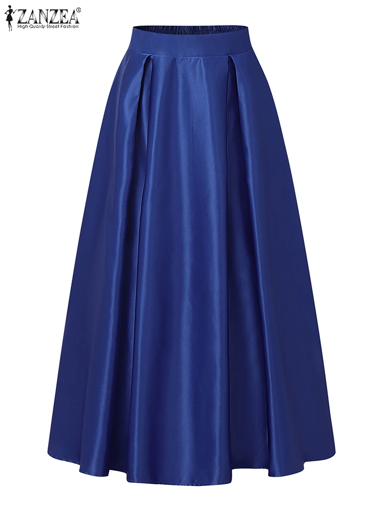 2025 ZANZEA Elegant High Waist Party Satin Skirts Summer Women Fashion A-line Work OL Skirt Jupe Vestidos Solid Midi Faldas Saia
2025 ZANZEA Elegant High Waist Party Satin Skirts Summer Women Fashion A-line Work OL Skirt Jupe Vestidos Solid Midi Faldas Saia