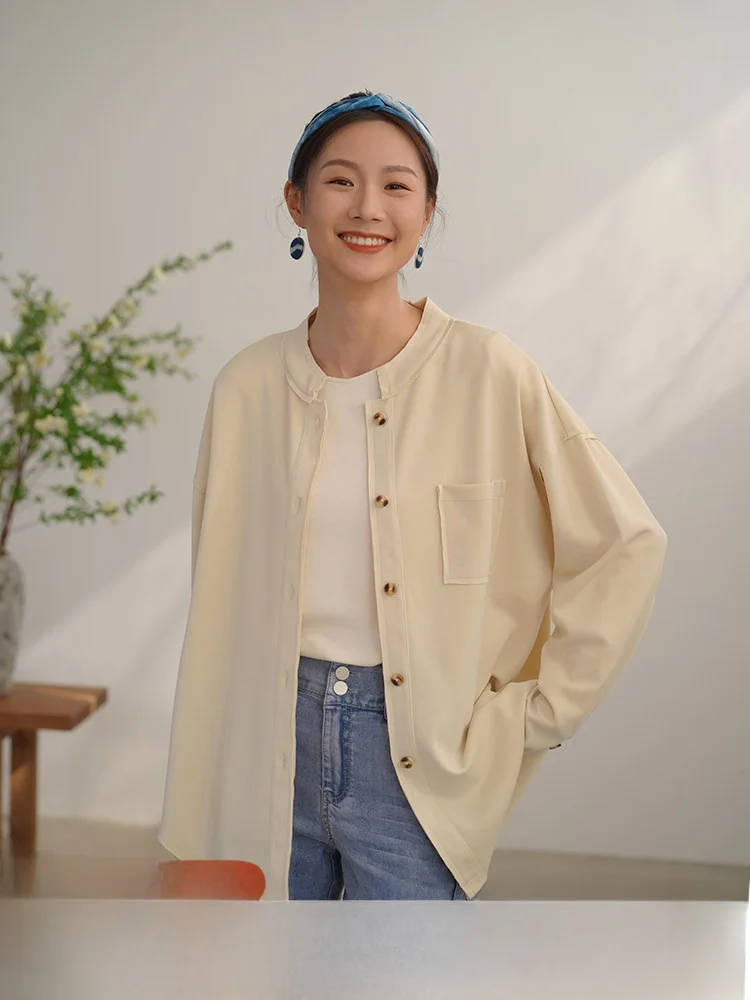Original Design Women's Short Jacket Lightweight Loose Fit Autumn Style Three Pieces Set Cotton Polyester Blend Long Sleeve
Original Design Women's Short Jacket Lightweight Loose Fit Autumn Style Three Pieces Set Cotton Polyester Blend Long Sleeve