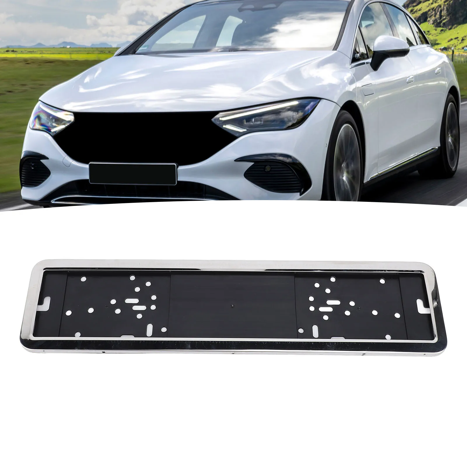 European License Plate Frame Front Rear Multiple Hole Pattern EU Plate Mounting Bracket Heat Resistant for Vehicles
European License Plate Frame Front Rear Multiple Hole Pattern EU Plate Mounting Bracket Heat Resistant for Vehicles