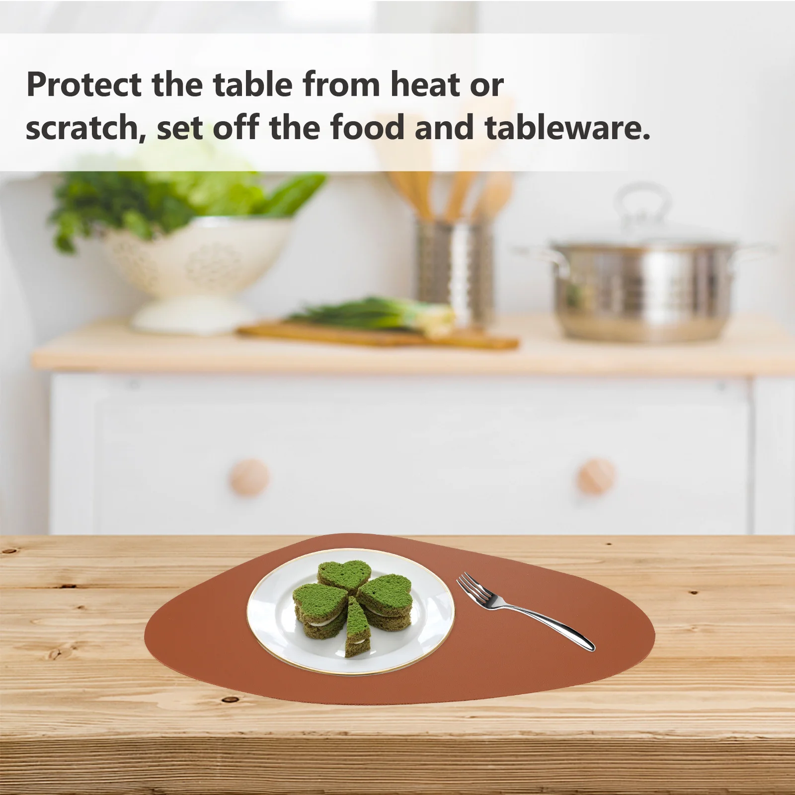 4Pcs Skid-Proof Waterproof Dining Table Mats Heat Insulation Drop-Shaped Placemat Heat Resistant Cushion for Hot Dishes
4Pcs Skid-Proof Waterproof Dining Table Mats Heat Insulation Drop-Shaped Placemat Heat Resistant Cushion for Hot Dishes
