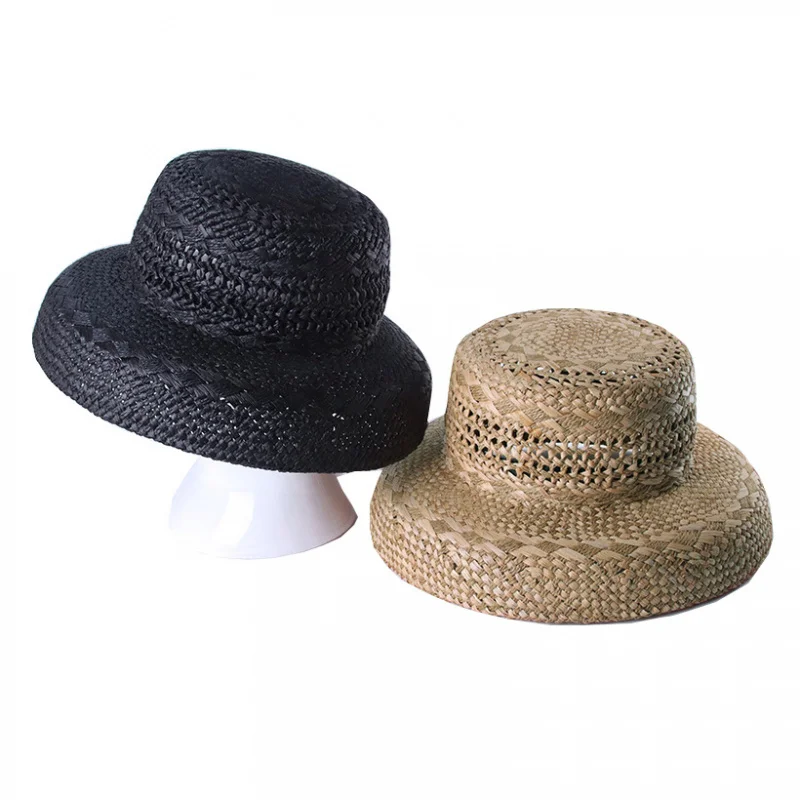 New Elegant Hollow Hand-woven Raffia Hepburn Round-top Straw Hat for girls woman Outdoor Beach Sun Protection
New Elegant Hollow Hand-woven Raffia Hepburn Round-top Straw Hat for girls woman Outdoor Beach Sun Protection
