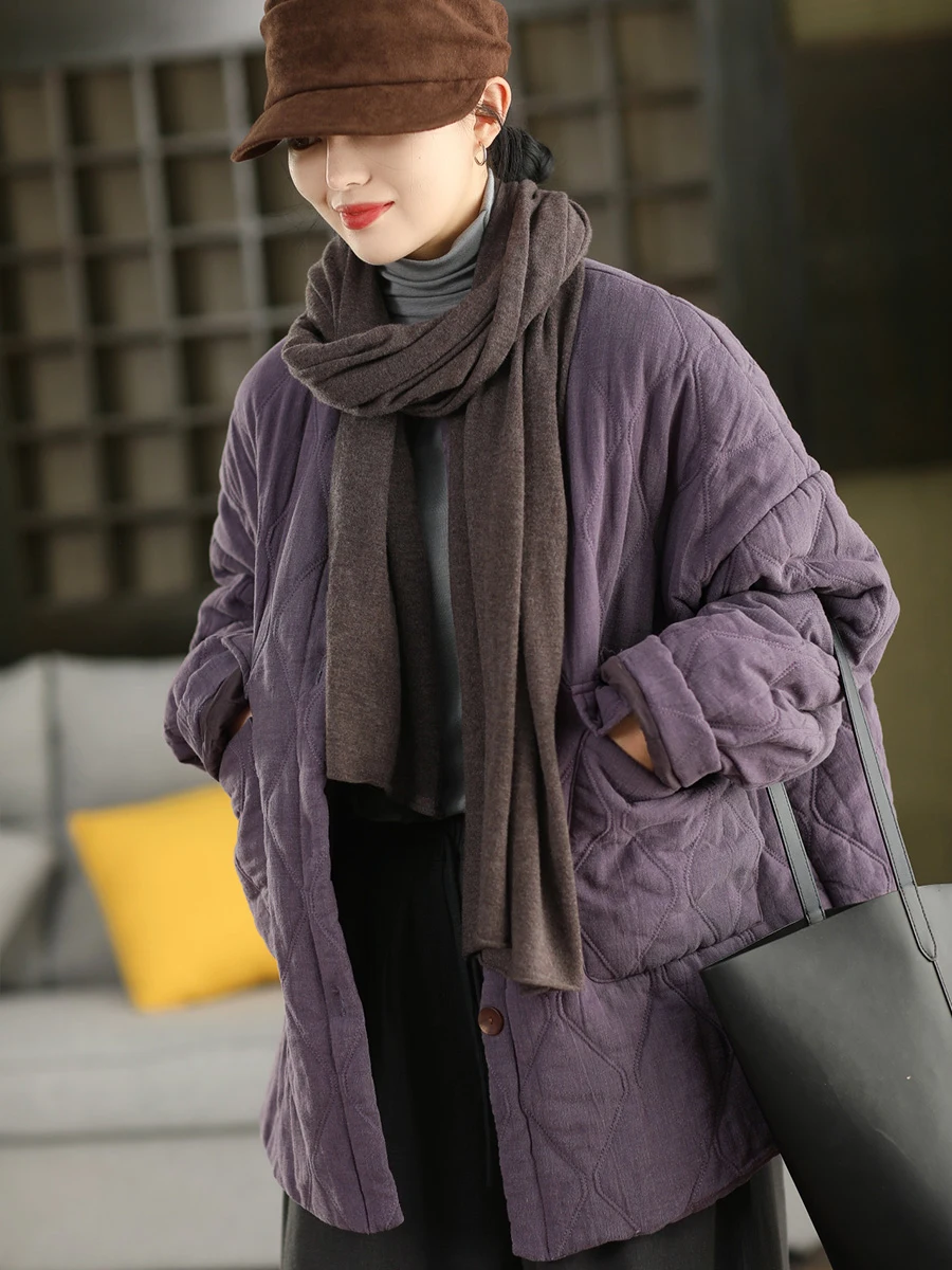 Thickened Winter Jacket Women's Mid-Length Cotton Linen Blend Coat with Large Pockets Heavy-Duty Embroidery Silk-Like Fabric
Thickened Winter Jacket Women's Mid-Length Cotton Linen Blend Coat with Large Pockets Heavy-Duty Embroidery Silk-Like Fabric