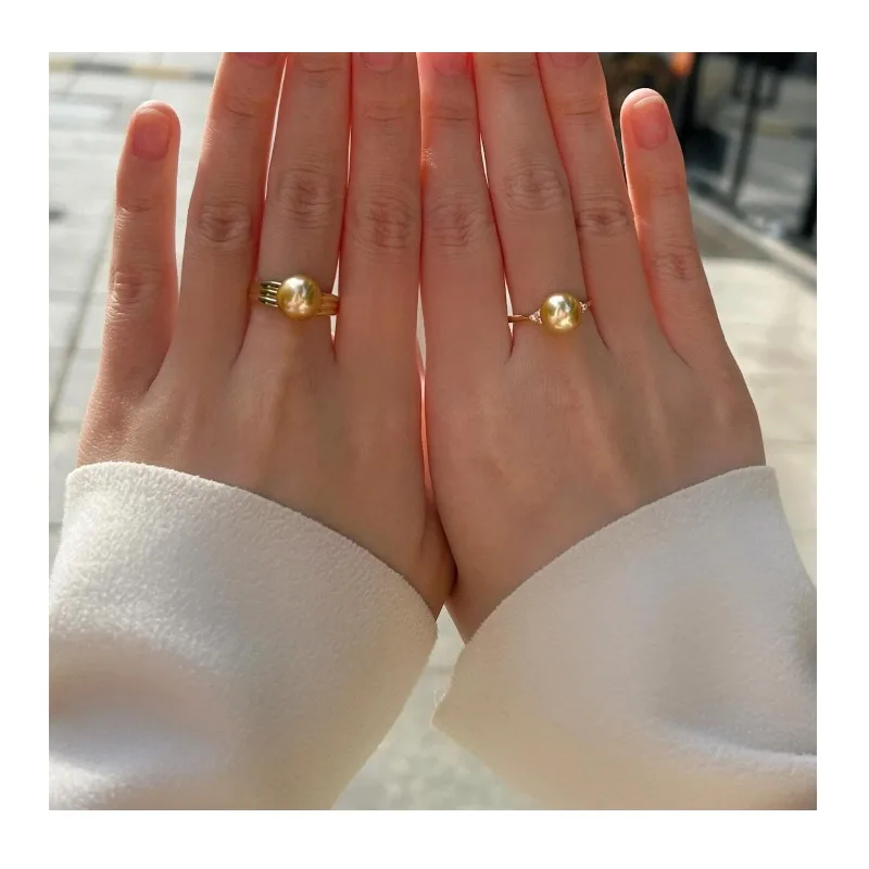 Gold Imitation Nanyang Yellow Bead Ring Women's Light Luxury Niche Design Sense High Fashion Personality Trend Versatile Index F
Gold Imitation Nanyang Yellow Bead Ring Women's Light Luxury Niche Design Sense High Fashion Personality Trend Versatile Index F