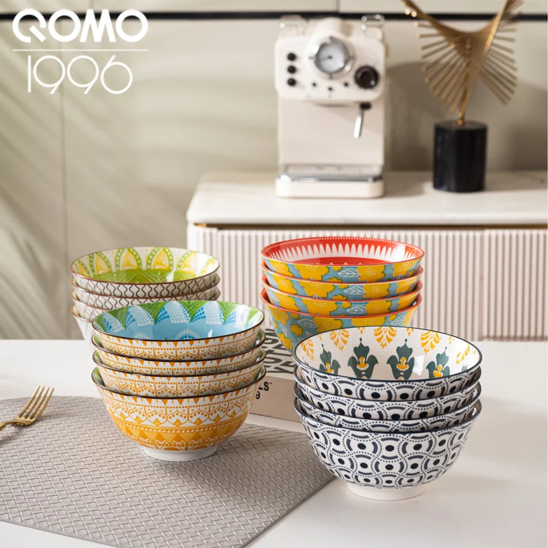 Porcelain Dessert Bowls Cereal bowl - Ceramic Bowl Set of 4 - Colorful Small Bowls for Ice Cream | Soup | Cereal | Rice | Snack
Porcelain Dessert Bowls Cereal bowl - Ceramic Bowl Set of 4 - Colorful Small Bowls for Ice Cream | Soup | Cereal | Rice | Snack